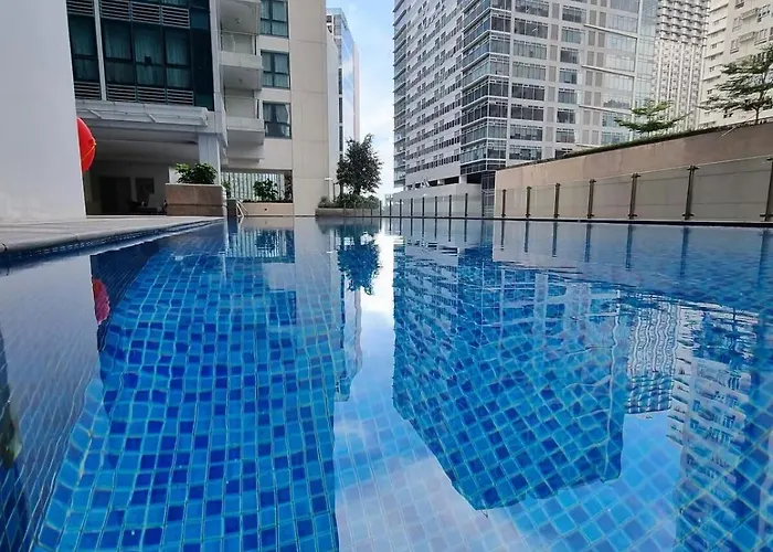 New! Tranquil 2-bedroom With Balcony Bgc Uptown Manila